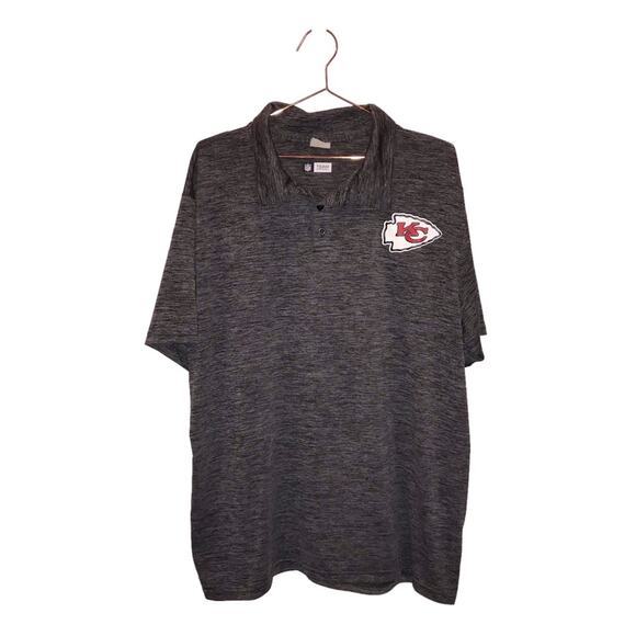 NFL Other - NFL Kansas City chiefs gray polo size XL